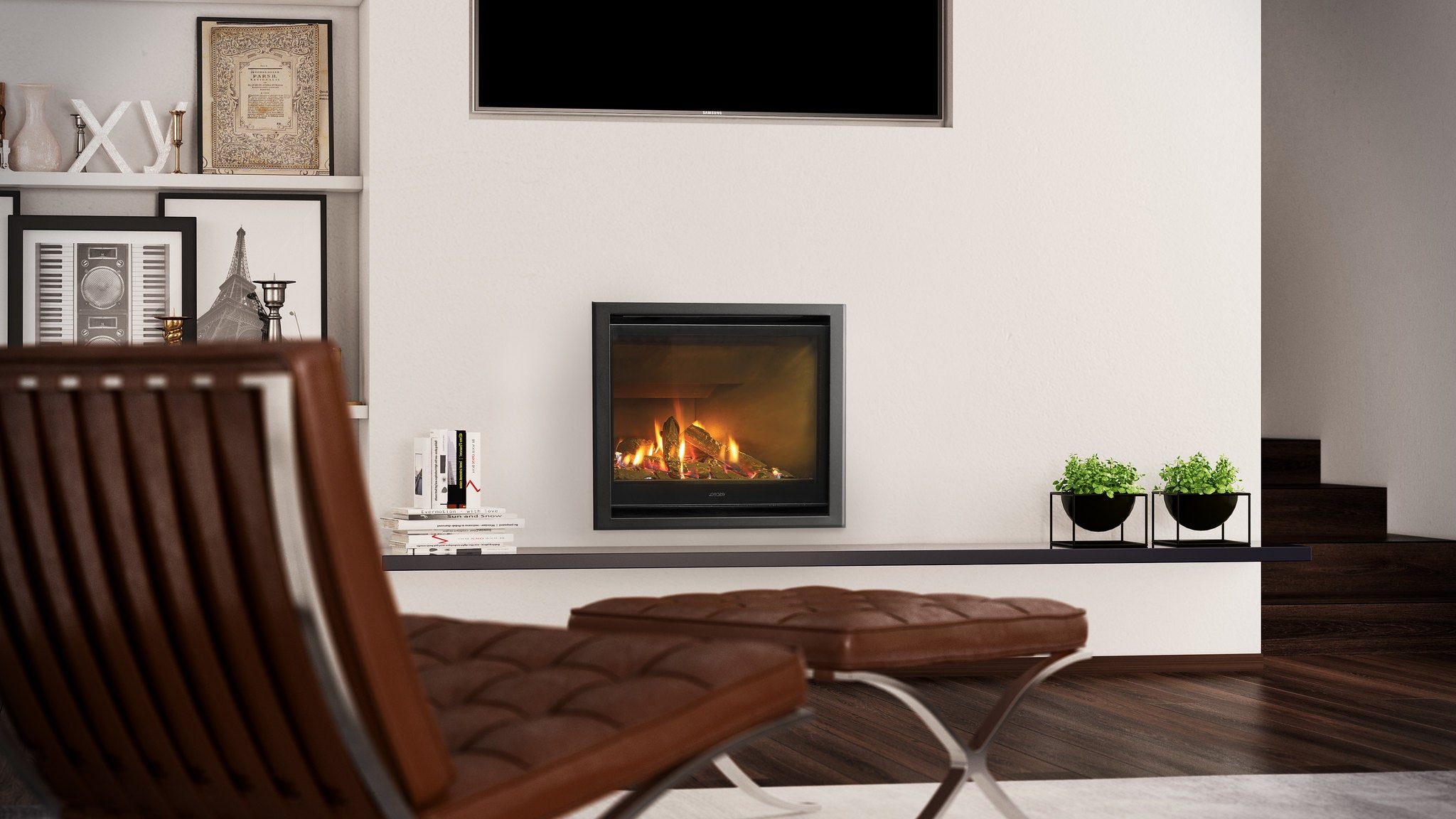 Escea DF700 NG Gas Fireplace - Main Image