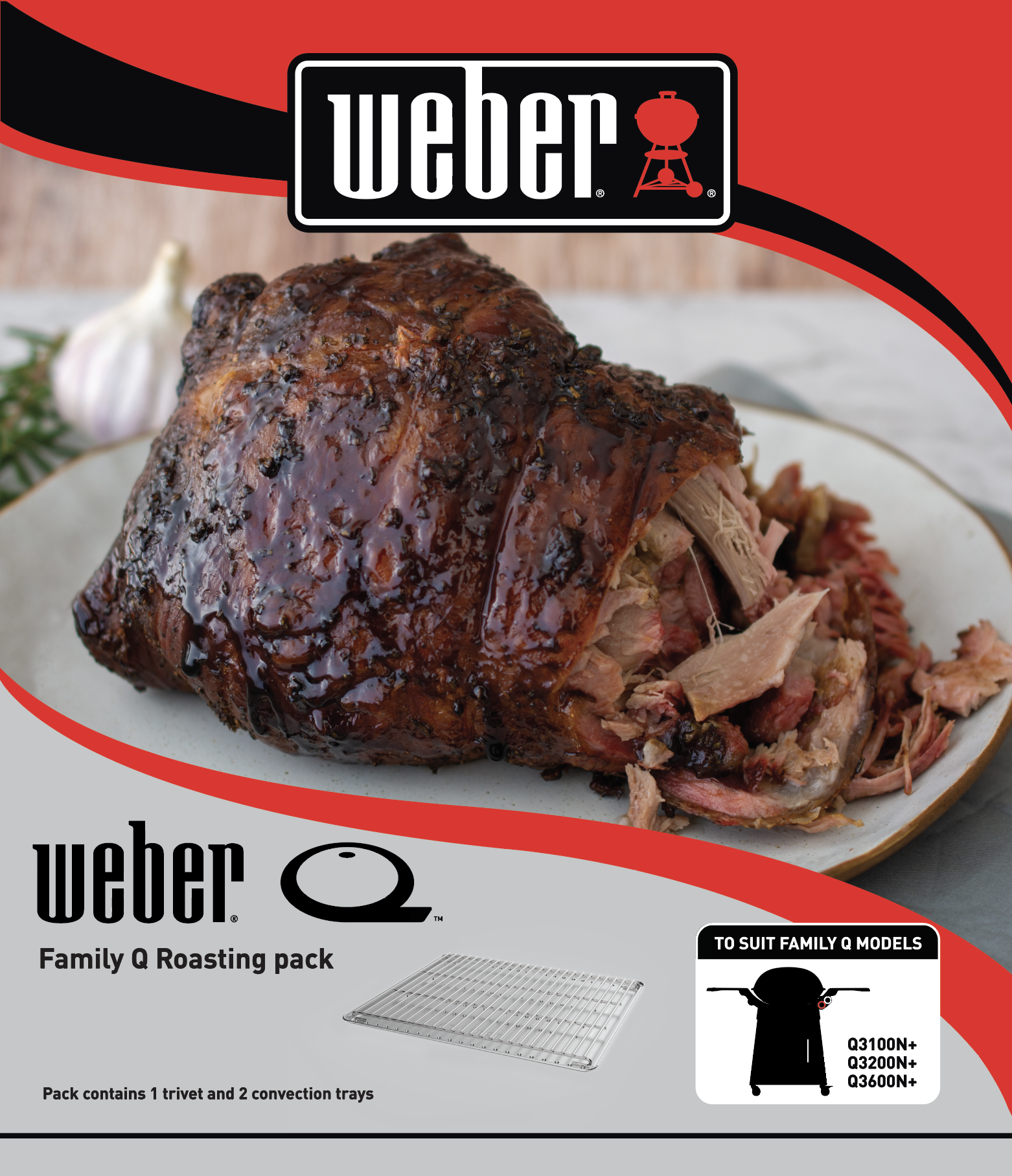 Weber Family Q Roasting Pack Q3X00N
