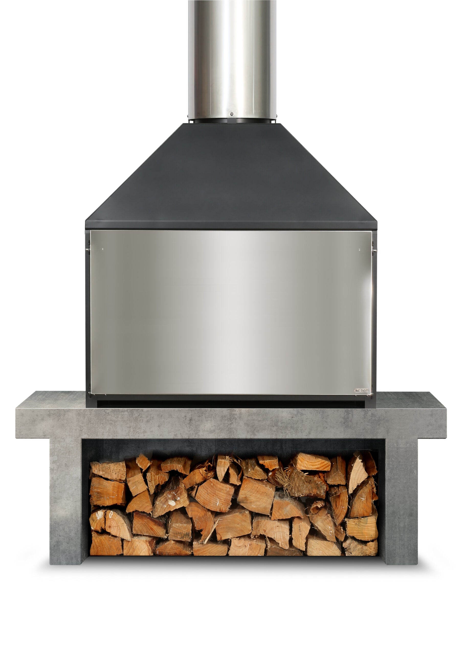 METRO OUTDOOR 1200 - Freestanding Fire & Flue (3 items)