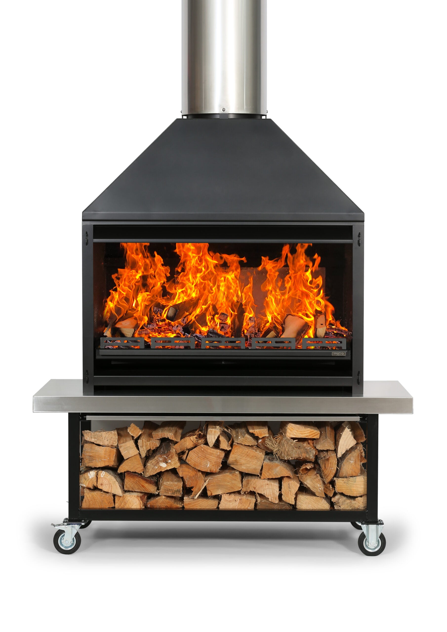 METRO OUTDOOR 1200 -F/S Fire, Trolley & Flue (4 items)
