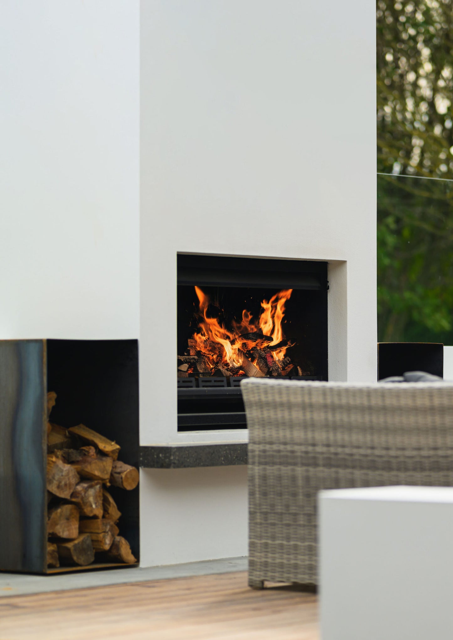METRO OUTDOOR 1200 - Insert Fire & Flue (4 items)