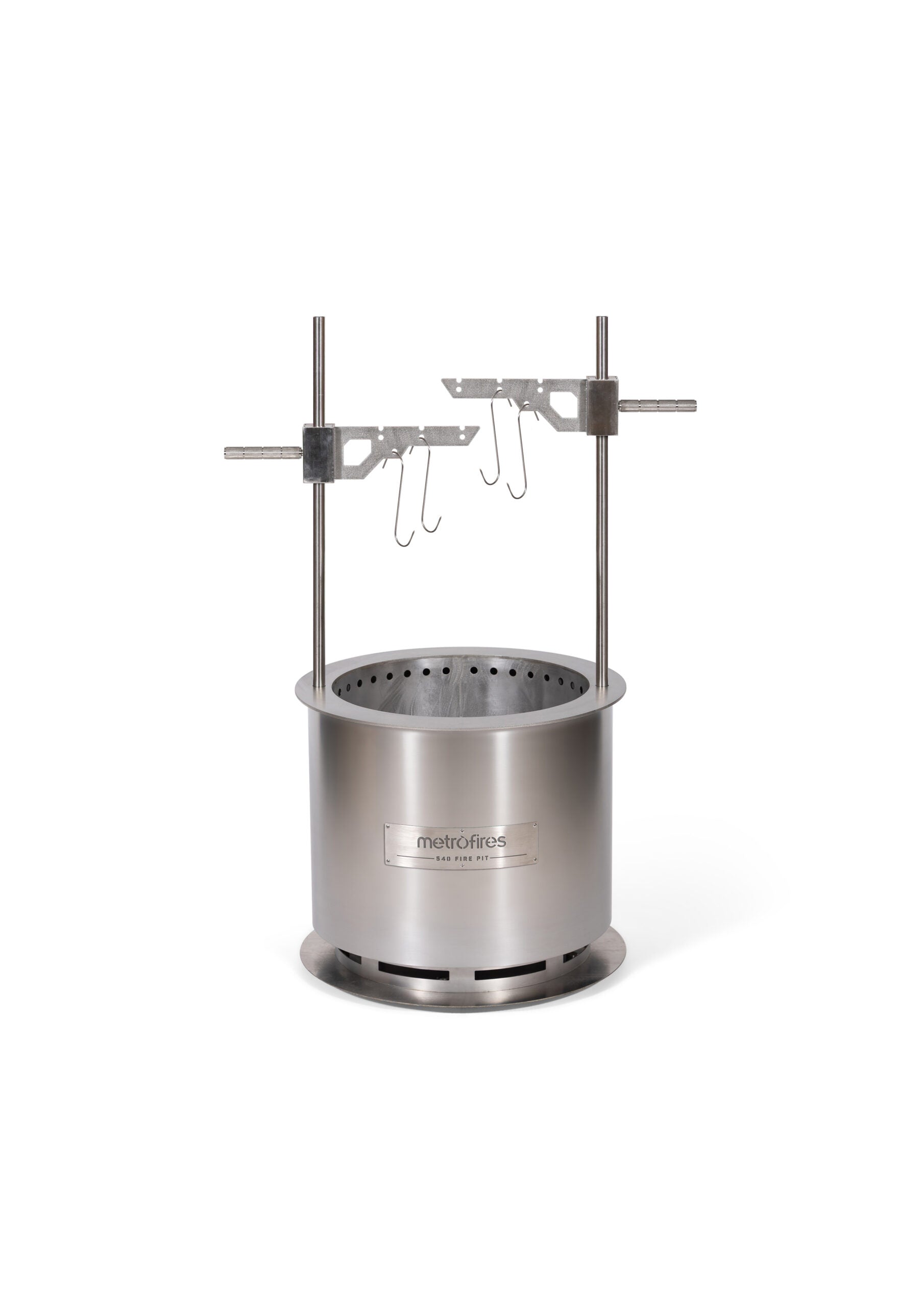Metro 540 Fire Pit Stainless Steel (Incl Lid & Poker)