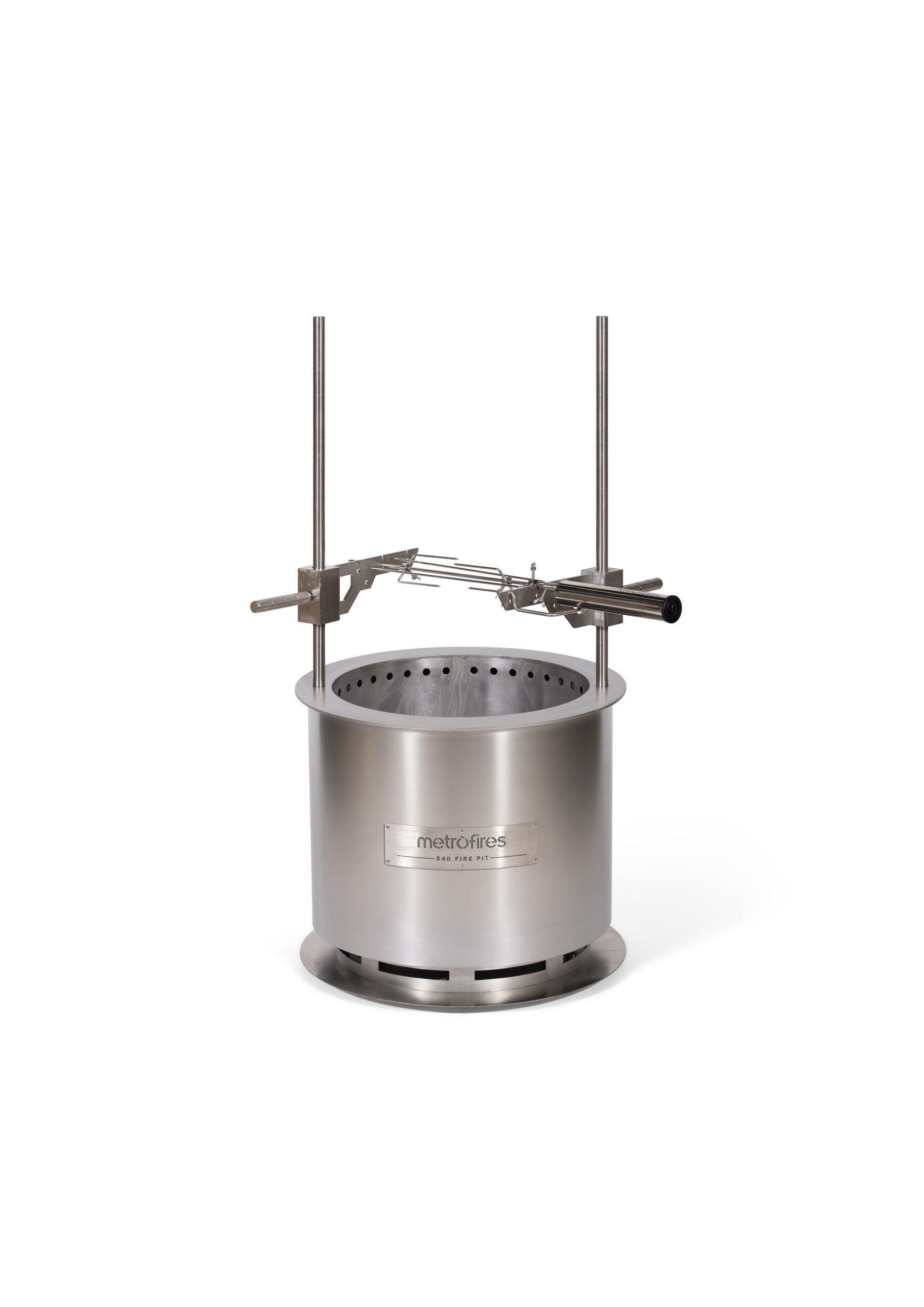 Metro 540 Fire Pit Stainless Steel (Incl Lid & Poker)