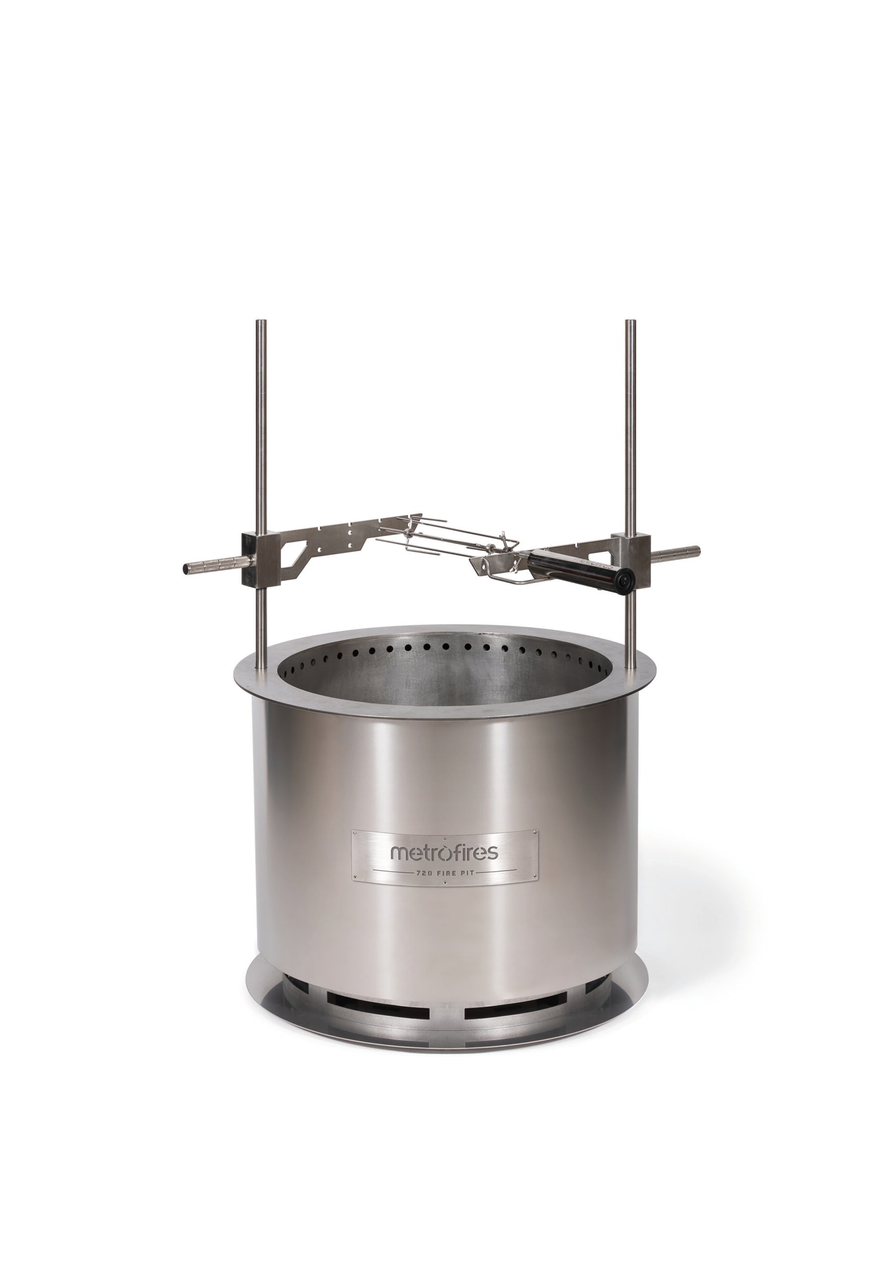 Metro 720 Fire Pit Stainless Steel (Incl Lid & Poker)