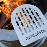 Metro Fire Pit Stainless Steel Skillet Shelf
