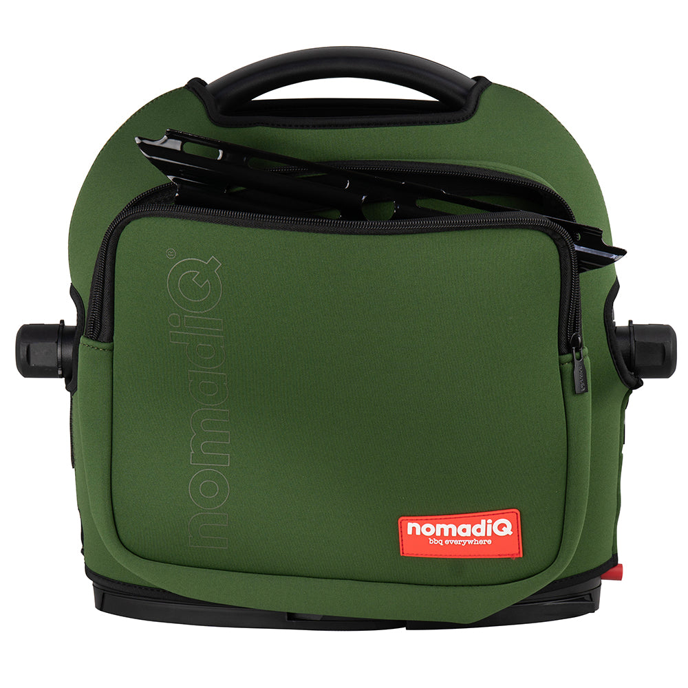 NomadiQ BBQ Protective Cover With Storage Pocket - Black