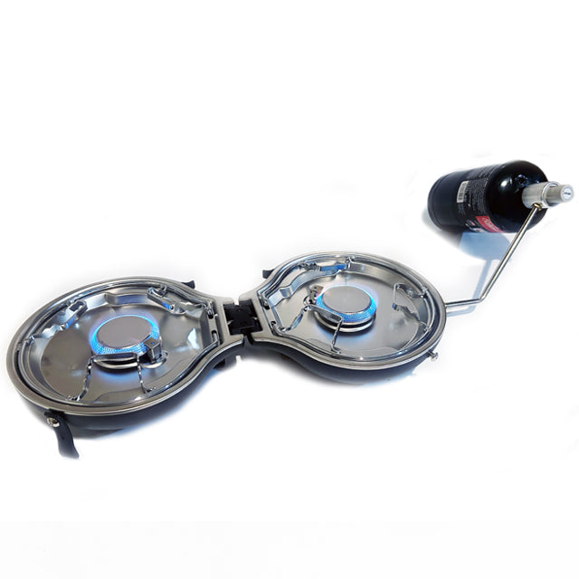 NomadiQ Professional 2 Burner Stove - Black