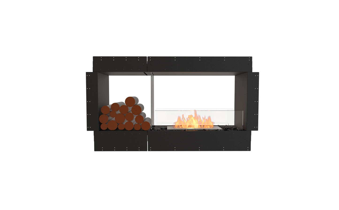 Flex  Double Sided Fireplace Insert