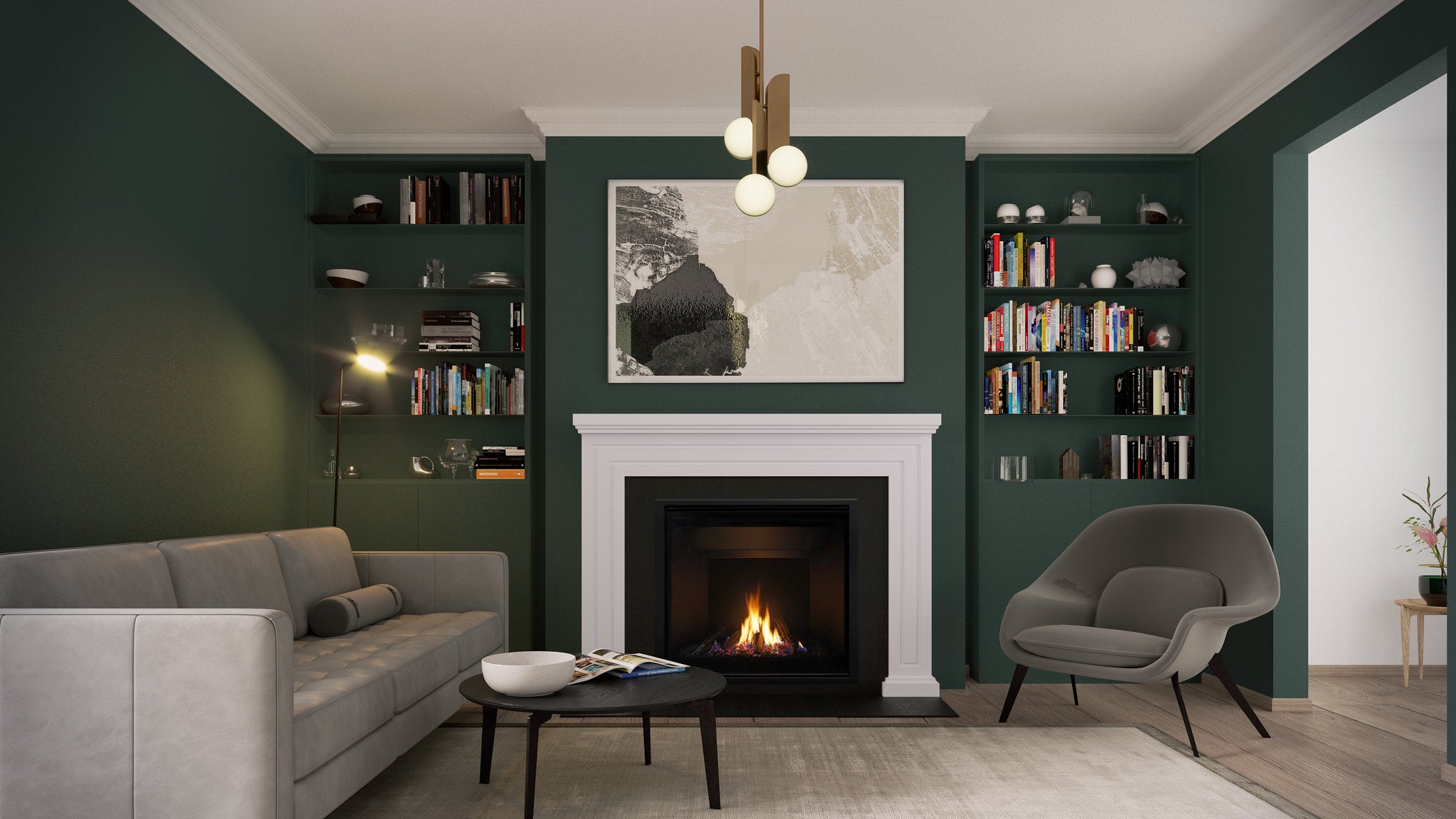 Escea DF990 NG Gas Fireplace
